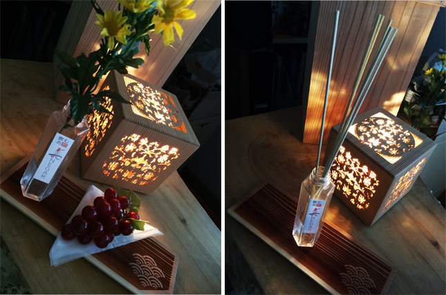 フルーツビネガーの瓶