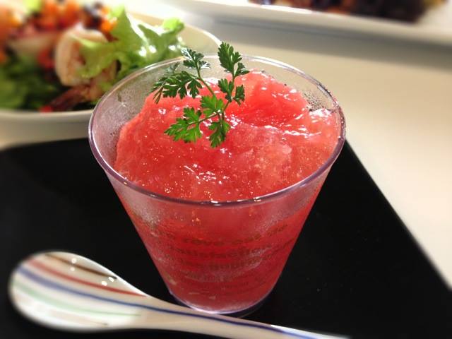 ポテト餅（海老あん）